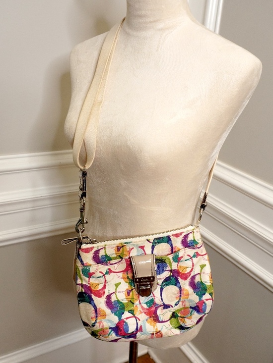 Coach Handbags - Coach Poppy Signature Pop C Graffiti Crossbody Bag